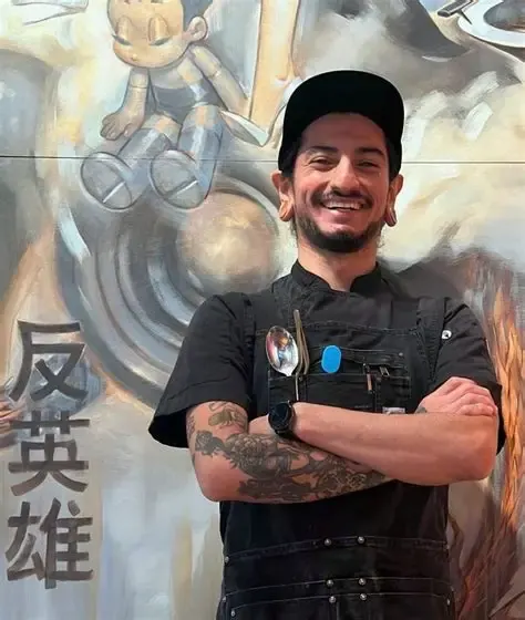 Chef Ivan, Rollin Detroit co-founder, in the kitchen