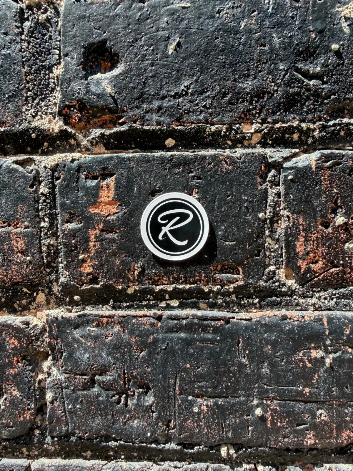 Rollin Sticker on Brick